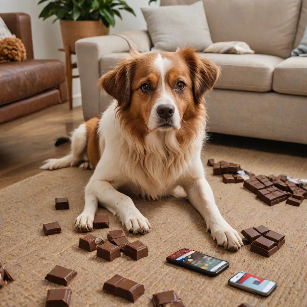 Co zrobić gdy pies zjadł czekoladę?