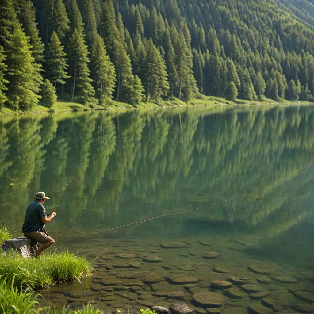 Jakie ryby wędkarze łowią na jeziorach górskich?