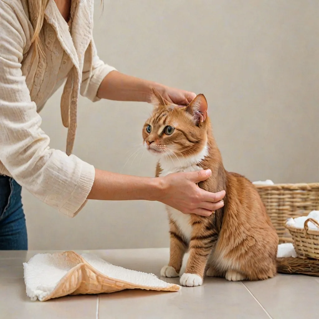 Jak czyścić kotu uszy? Krok po kroku