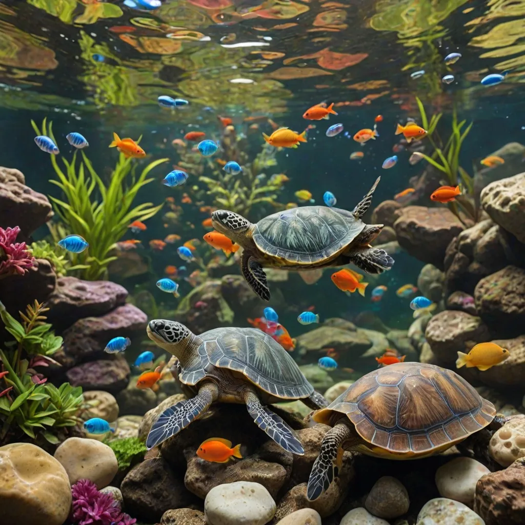 Jakie rybki można trzymać z żółwiem?