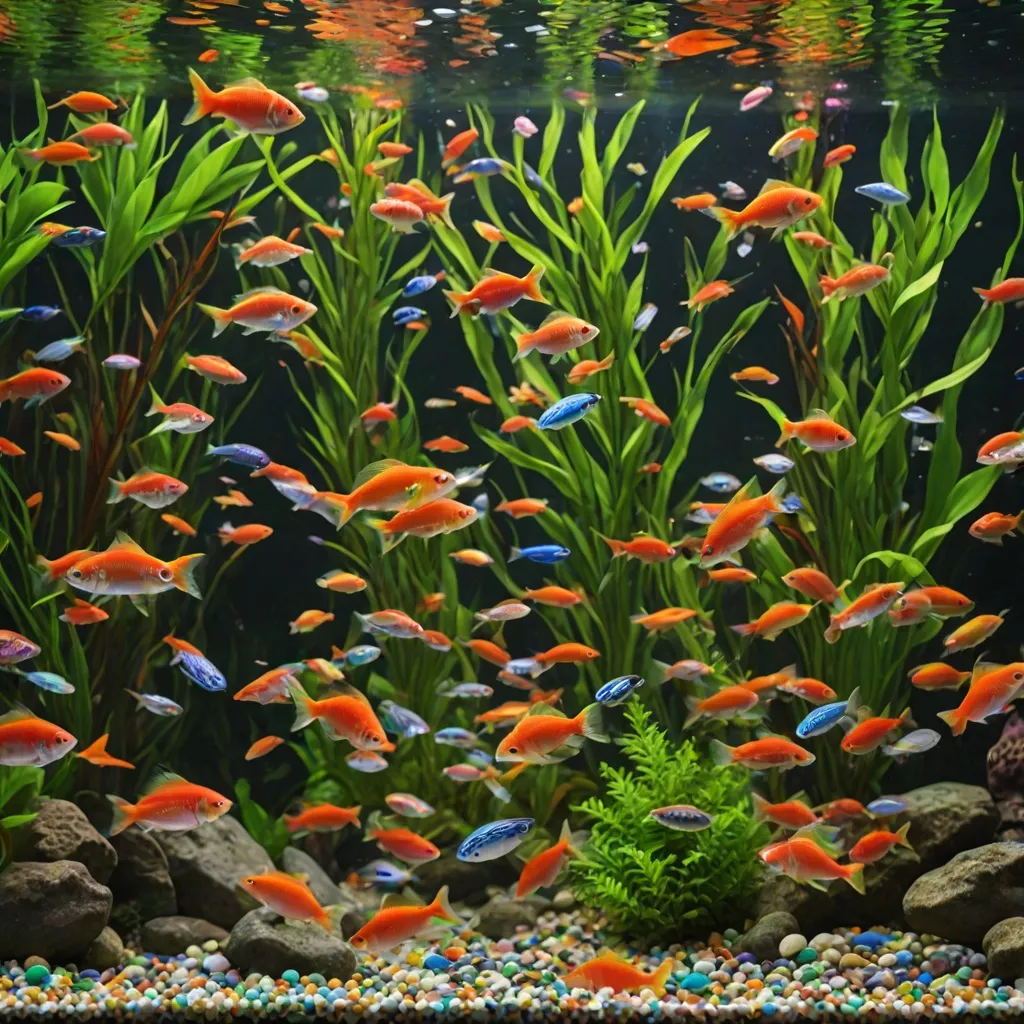 Dlaczego rybki pływają u góry akwarium?