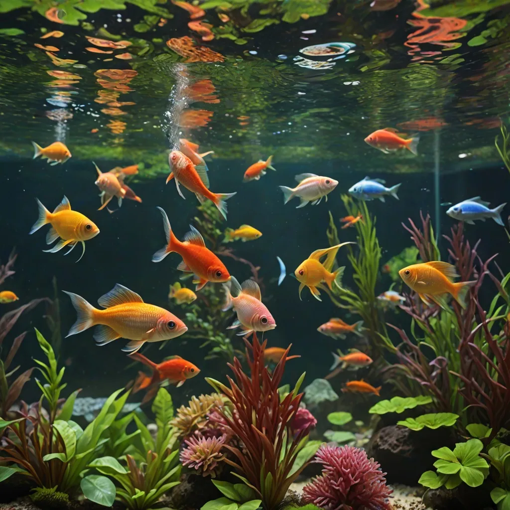 Dlaczego rybki pływają w jednym miejscu?