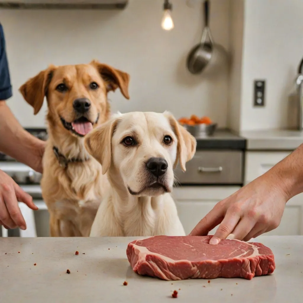 Czy pies może jeść surowe mięso?